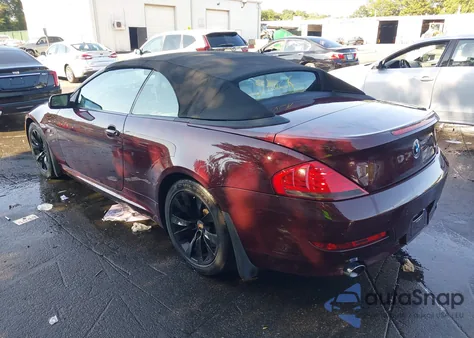 2009 BMW 650I z USA, uszkodzony, nr VIN WBAEB53579CX64215